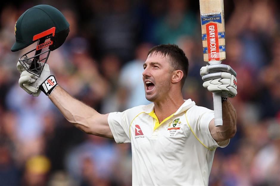 Marsh century puts Australia in charge at Adelaide Oval