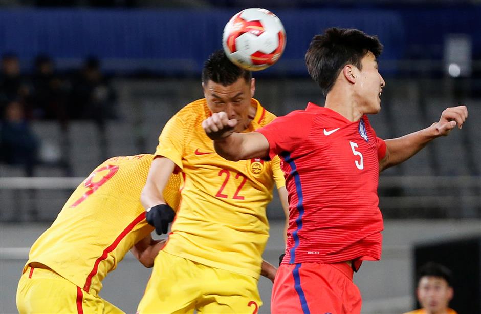 South Korea held to 2-2 draw by China at East Asian Championships