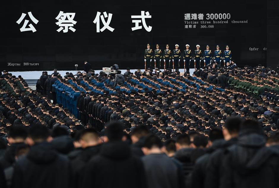 China holds state memorial ceremony for Nanjing Massacre victims