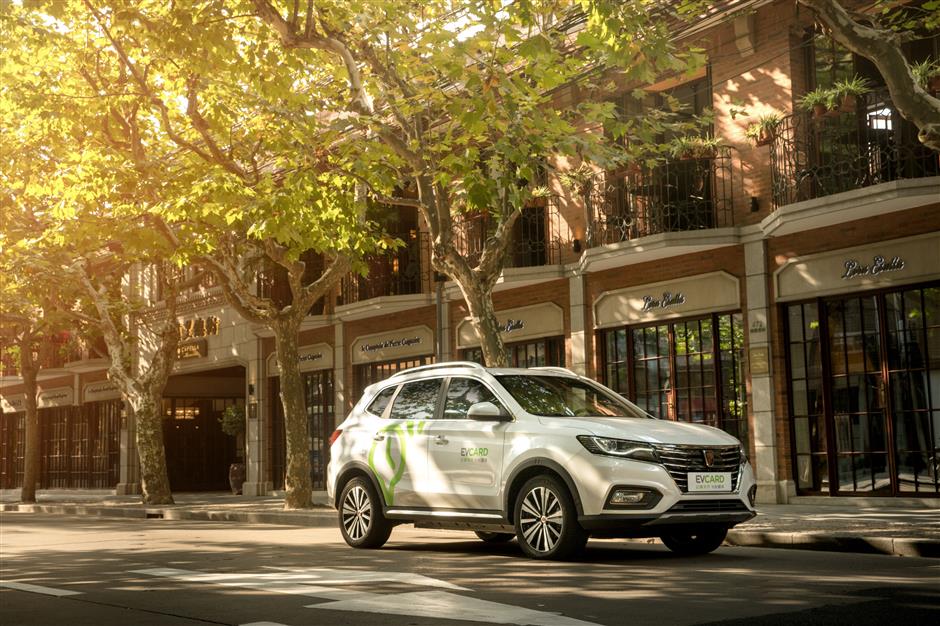 Electric SUV rental cars introduced in Shanghai