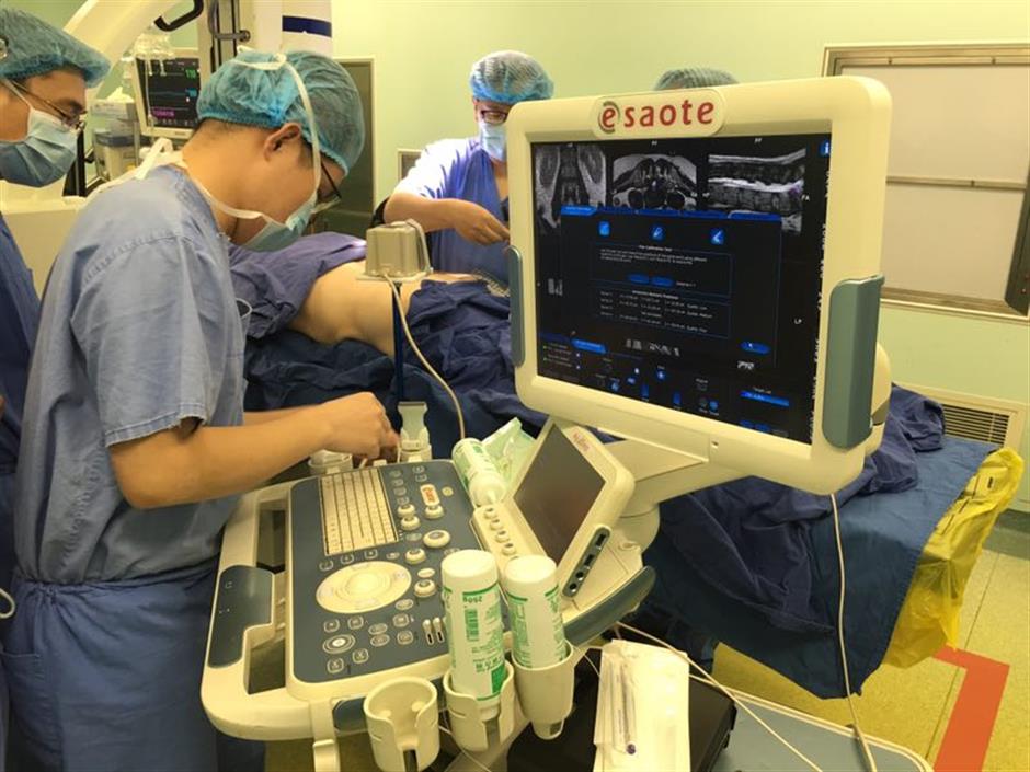 Ultrasound removes need for radiation exposure during surgery