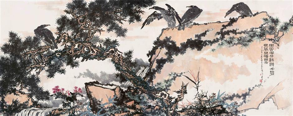 Birthday exhibition tribute to one of China's most celebrated painters