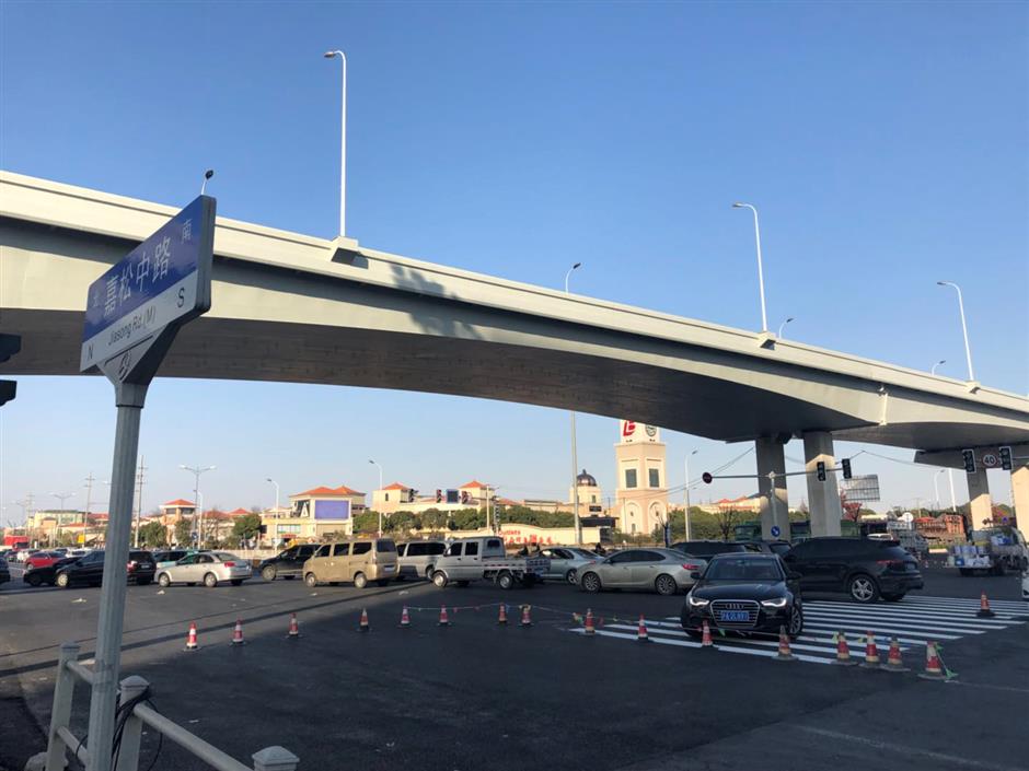 New elevated road to relieve traffic in Qingpu