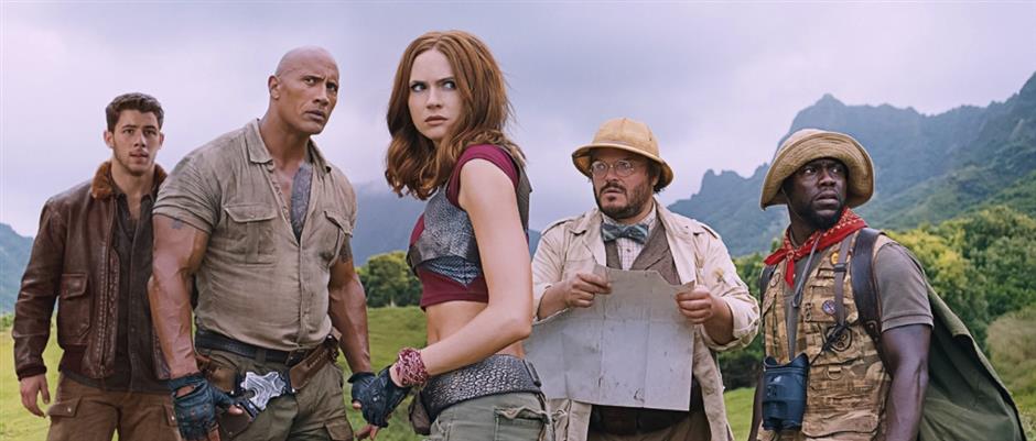 'Jumanji' sequel more bungle than jungle