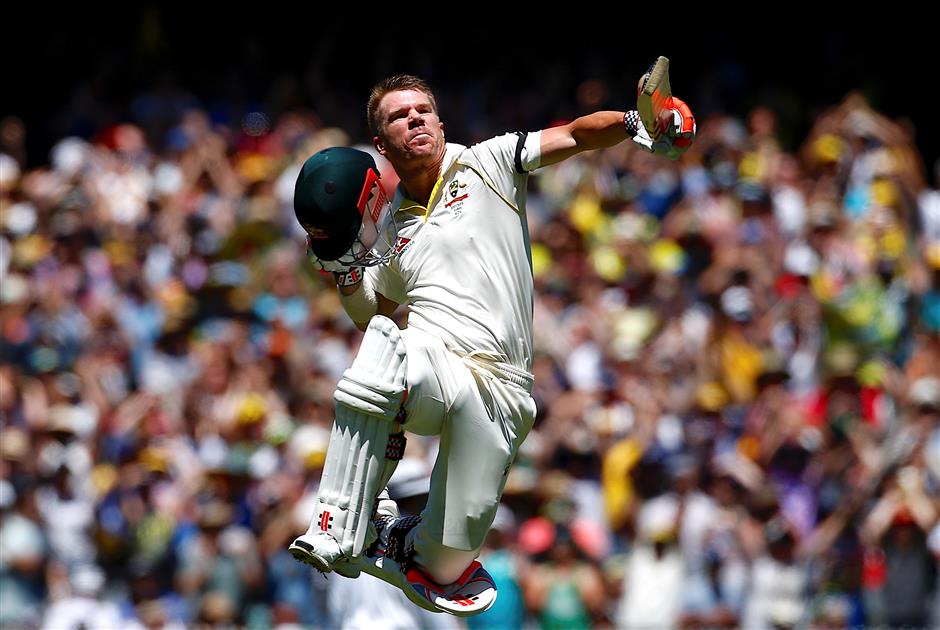 Warner enjoys late Christmas gift on Boxing Day