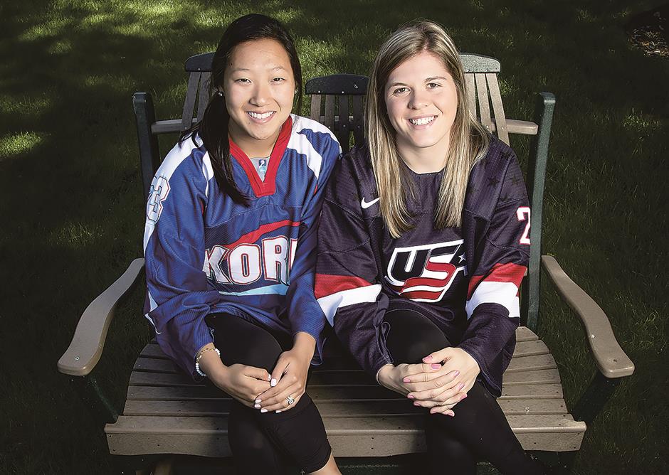 Sisters face off on opposing Olympic teams