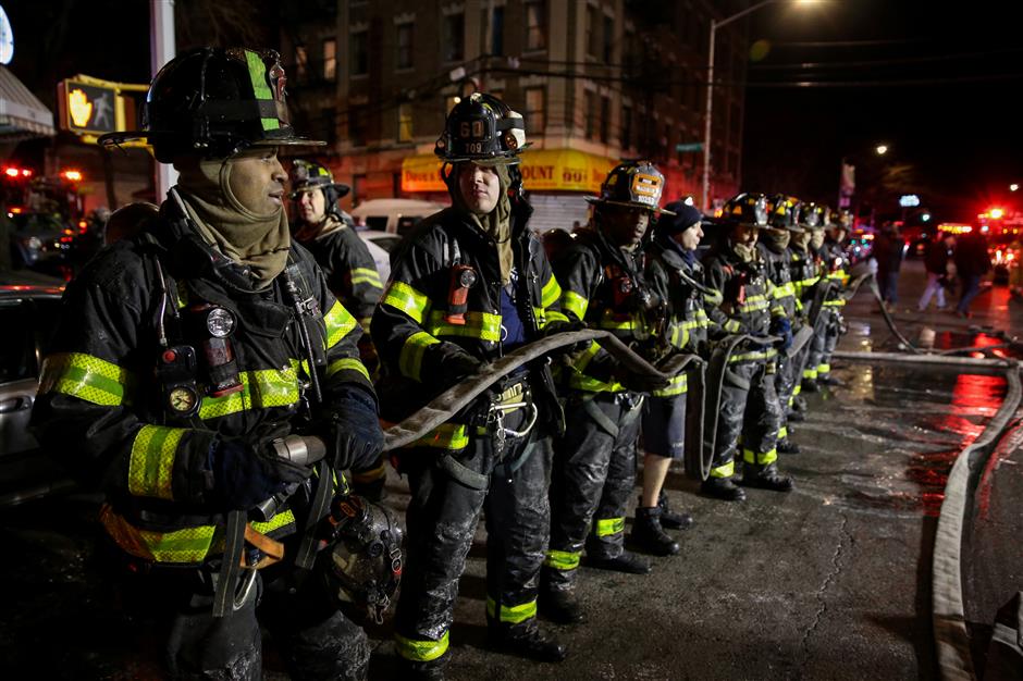 New York City apartment fire kills 12, injures several others