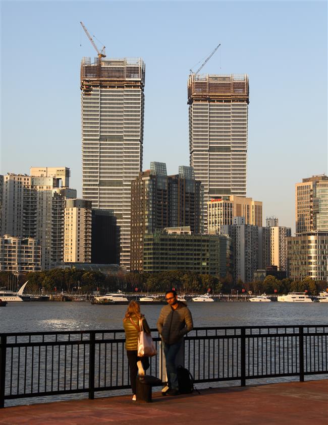 City's tallest twin tower nearing completion