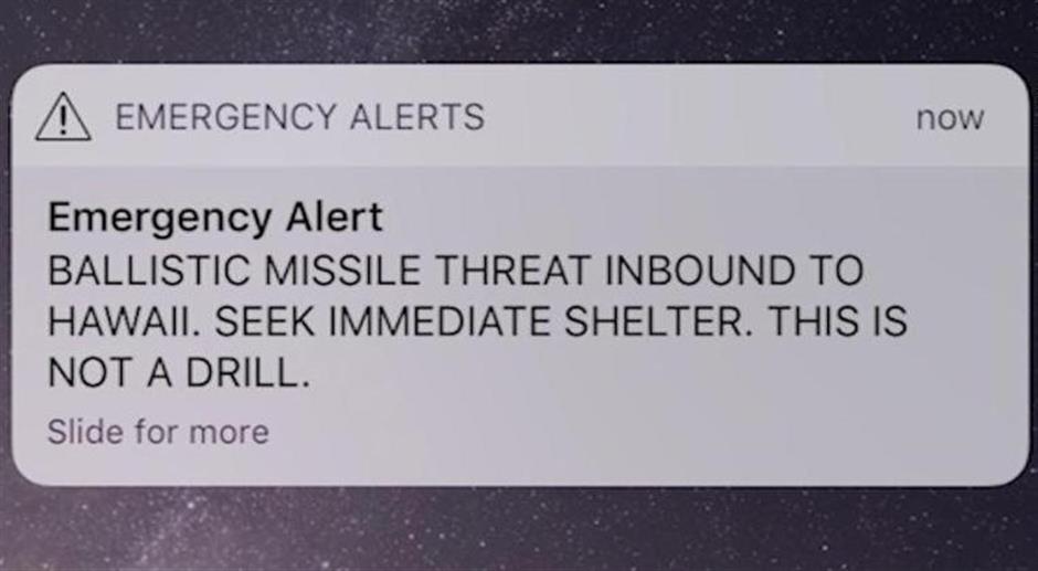 A wave of panic rattles Hawaii after false missile alert