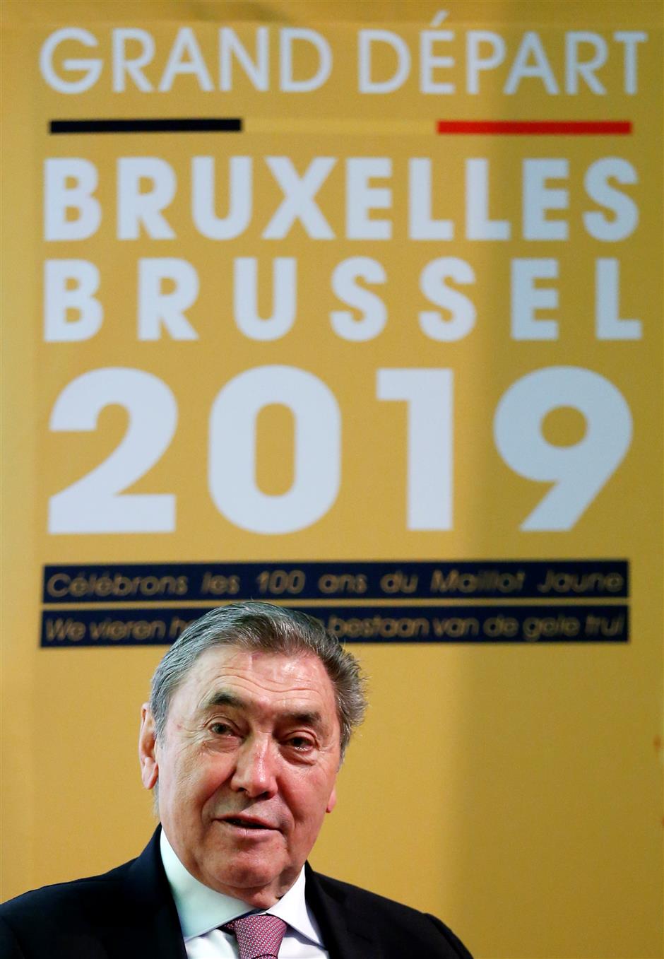 2019 Tour de France to honor Belgian cyclist Merckx with first two stages in Brussels