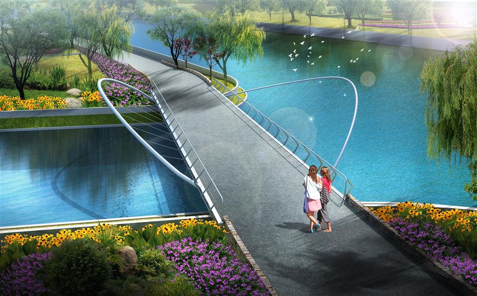 New pedestrian bridges to be built along Suzhou Creek