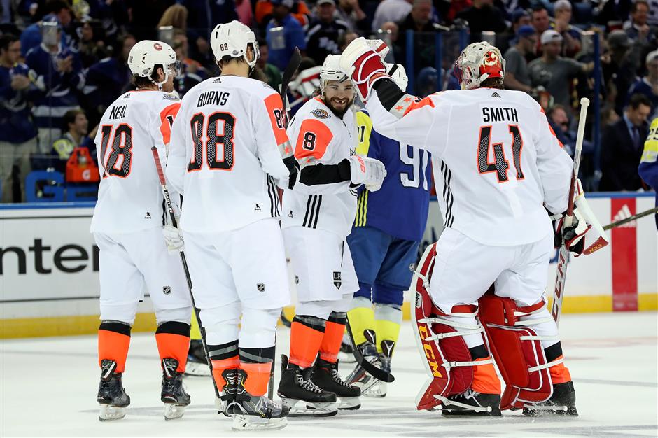 Rakell powers Pacific past Atlantic in NHL All-Star Game