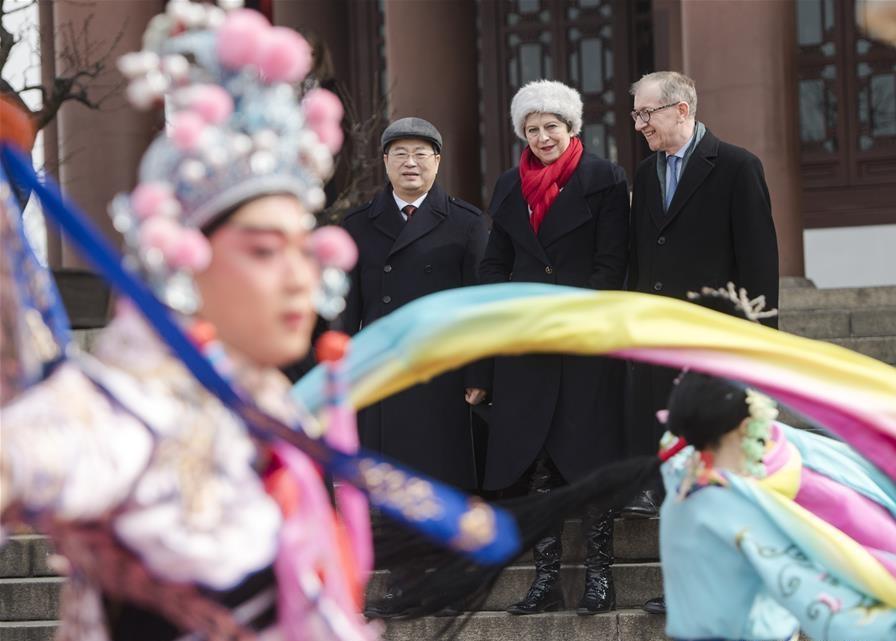 British PM Theresa May starts China tour