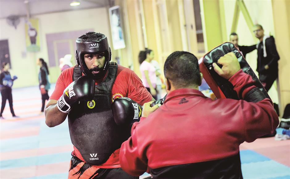 Kung fu champion fighting for home recognition