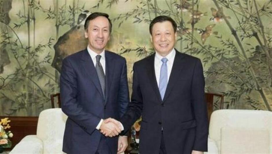 Shanghai mayor meets newly-appointed Portugal's ambassador to China