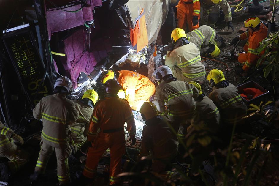 Central government sends condolences over HK bus crash