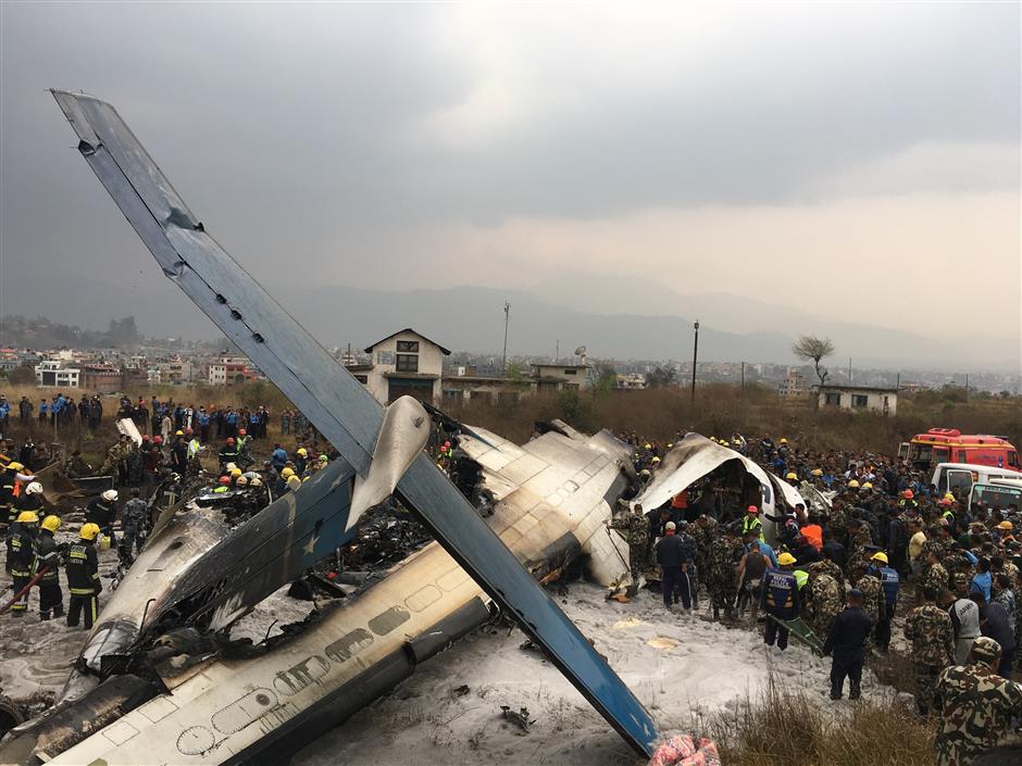 At least 49 killed, 17 injured in US-Bangla Airlines in Nepal