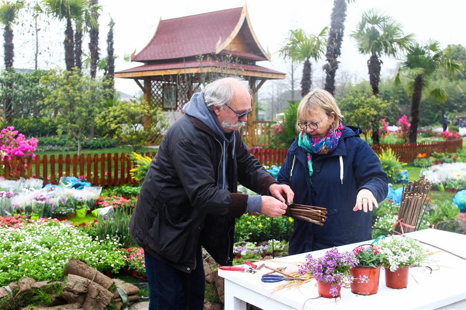 Shanghai international flower exhibition starts on Thursday
