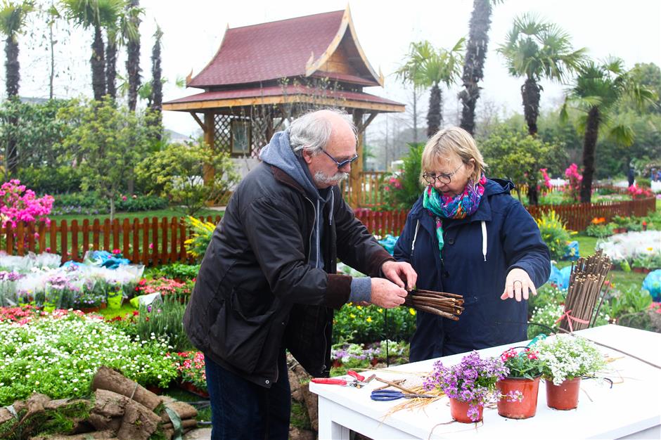 Shanghai international flower exhibition starts on Thursday