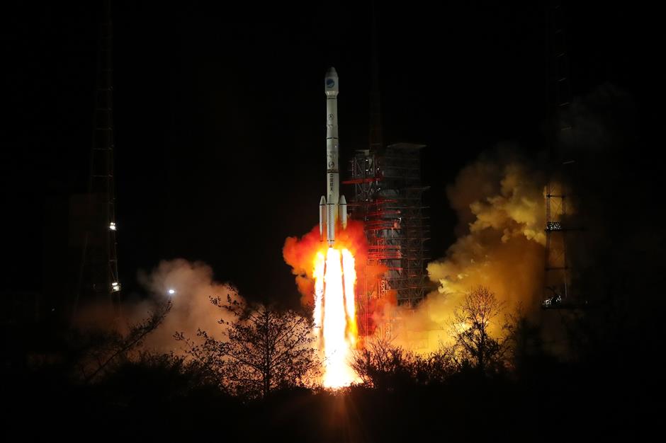 China sends twin BeiDou-3 navigation satellites into space