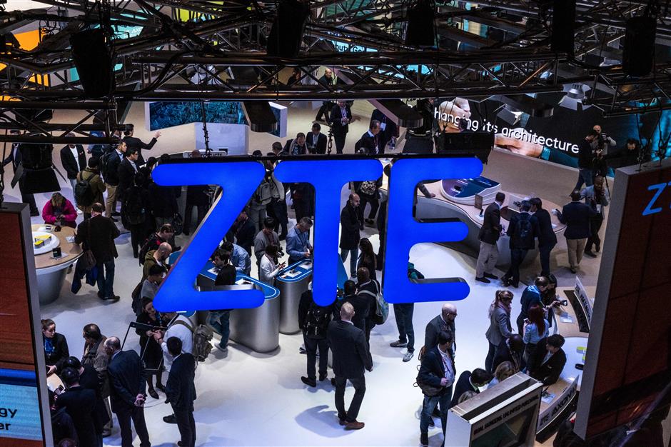 US suspends export control deal with China's ZTE