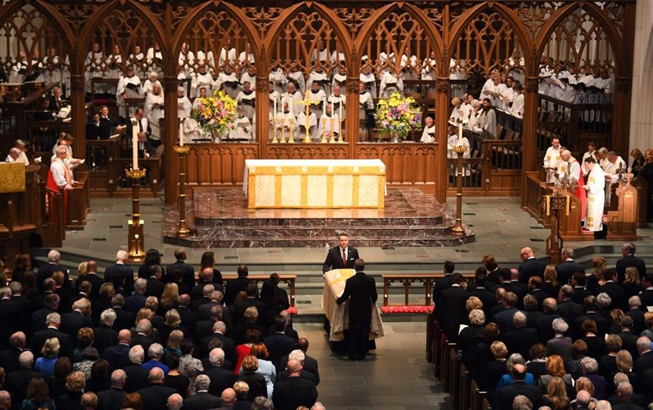 Funeral of former First Lady Barbara Bush held in Houston