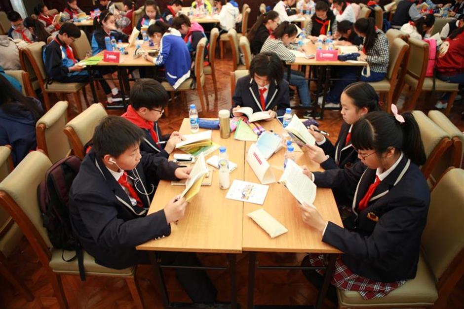 Reading activities held around the city mark World Book Day