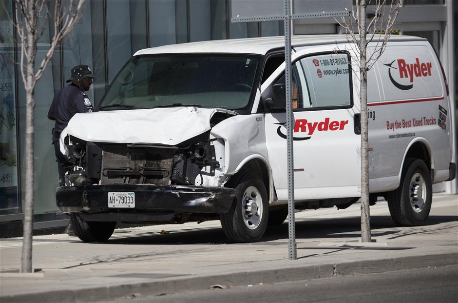 Death toll in Toronto van attack increases to 10