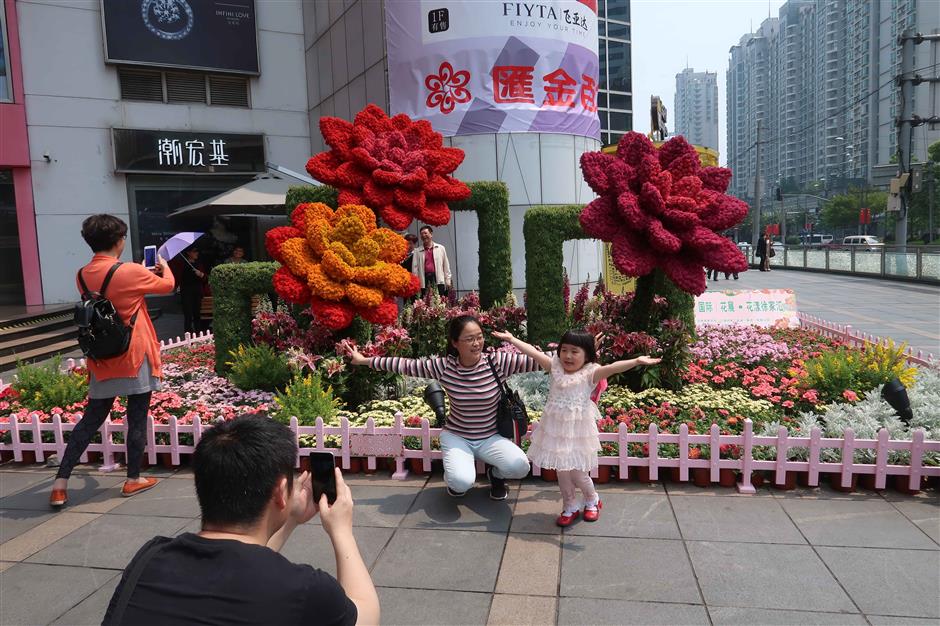 Floral treat for May Day holiday