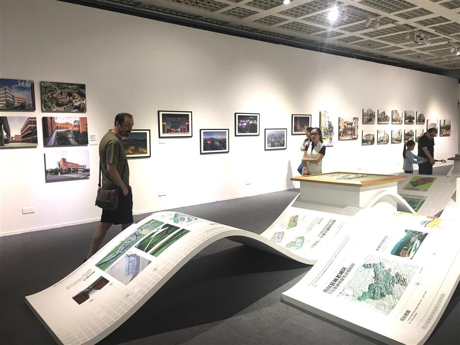 Exhibition features post-earthquake reconstruction