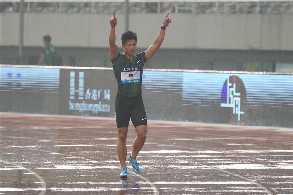 Gong retains shot put title in Shanghai Diamond League