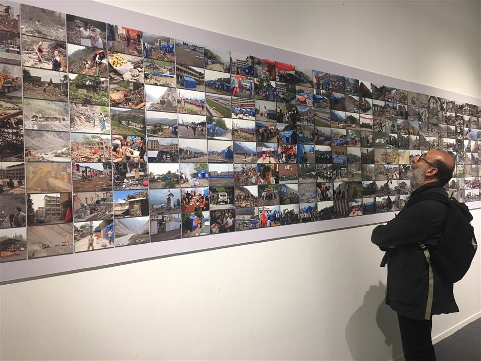 Exhibition features post-earthquake reconstruction