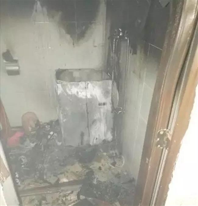 Man refuses to leave burning home over money hidden in ceiling