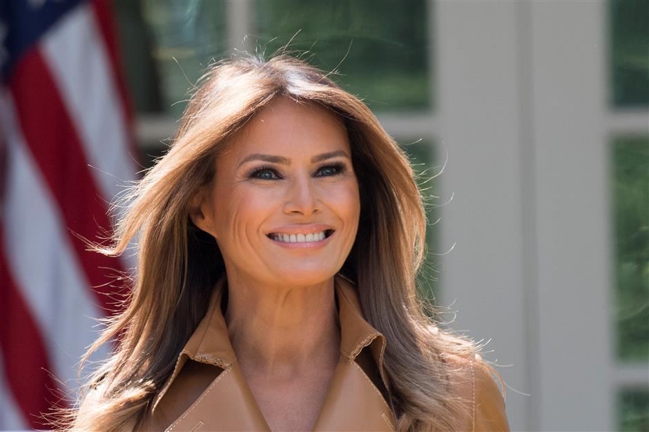 US first lady hospitalized with 'benign' kidney condition