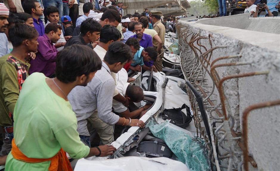 Death toll in India's flyover collapse reaches 19