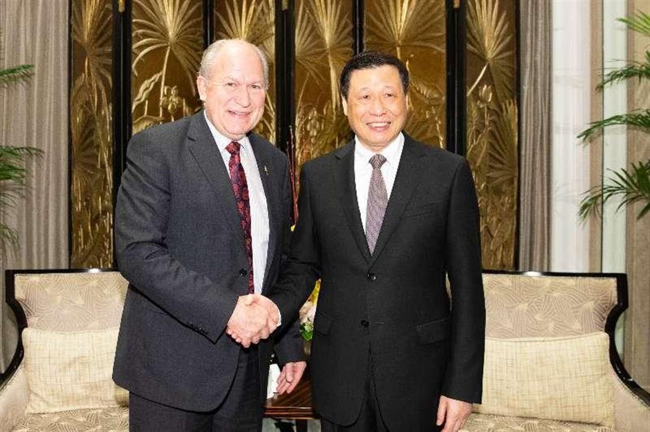 Shanghai mayor meets Russian, US and French guests separately