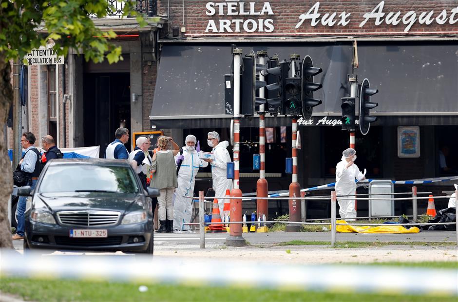 Attacker kills 3 in Liege before being fatally shot by police