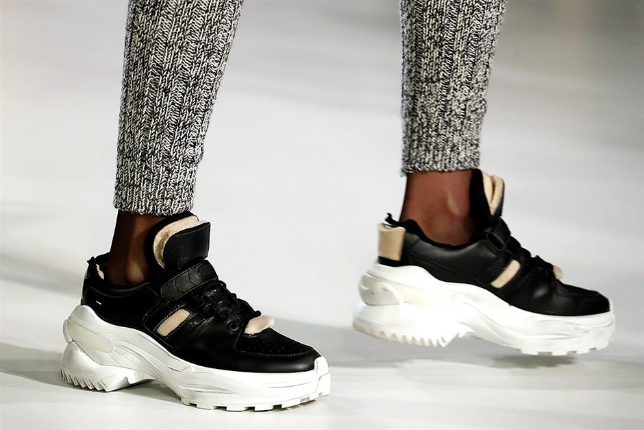 Fashion and sport sneakers' clash