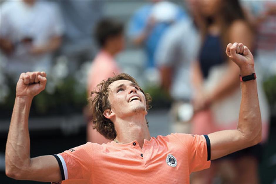 Comeback king Zverev reaches first Slam last 8