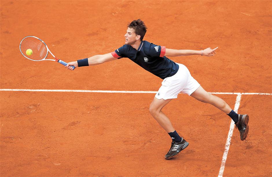 Thiem reaches 3rd Paris semifinal