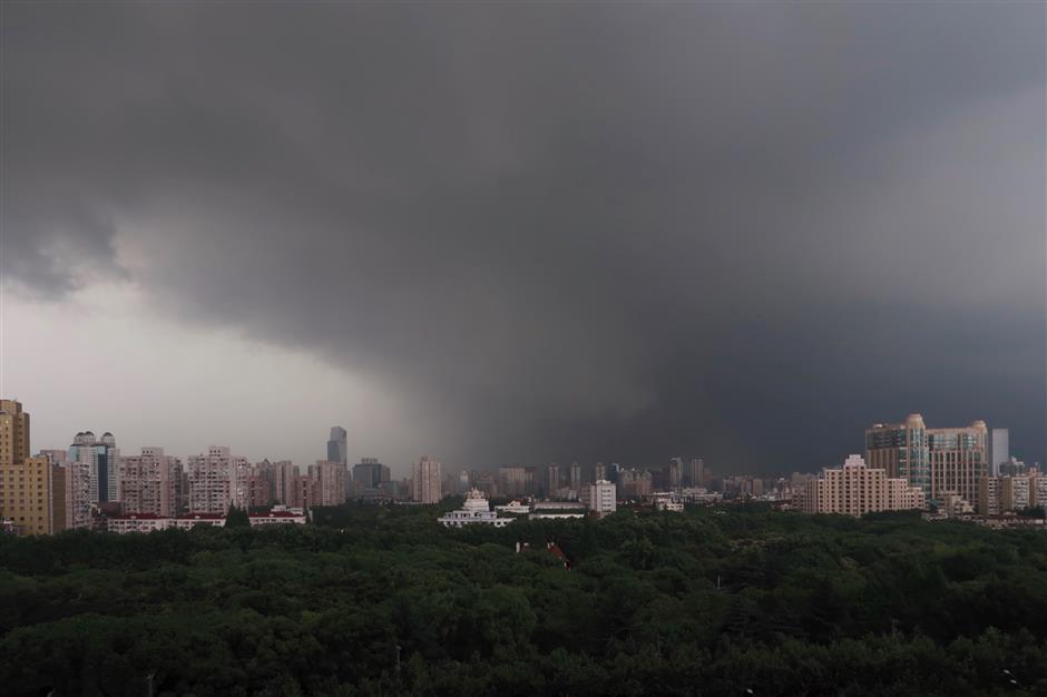 Shanghai soaked in plum rains