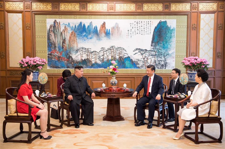 Xi Jinping meets Kim Jong Un in Beijing