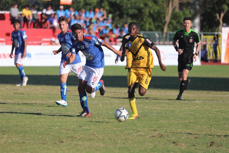 Mexican youths win international football match in Shanghai