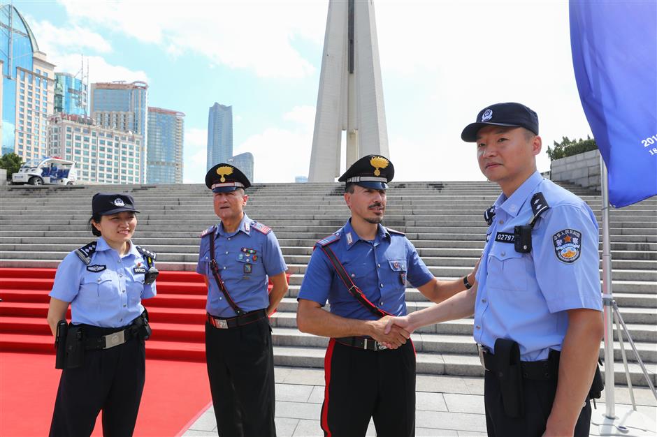 Italian police to patrol Shanghai streets