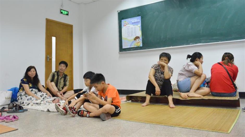 Coastal Jinshan evacuates 15,000 people