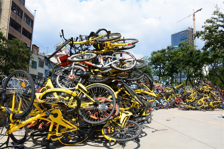 Kunming to closes door to new bike-sharing firms