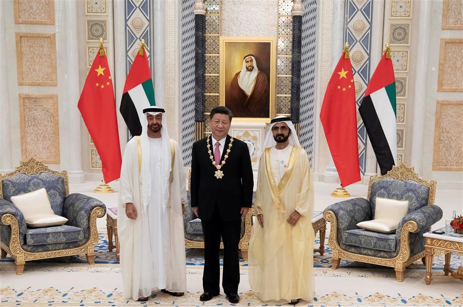 China, UAE sign raft of economic deals