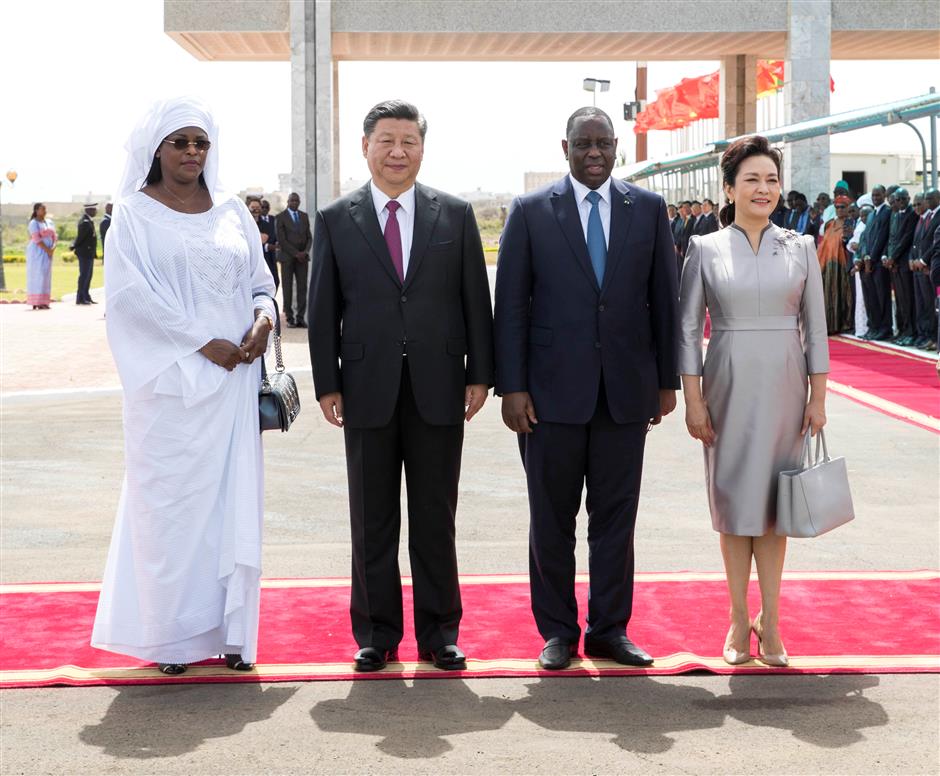 Xi vows to boost ties with Senegal