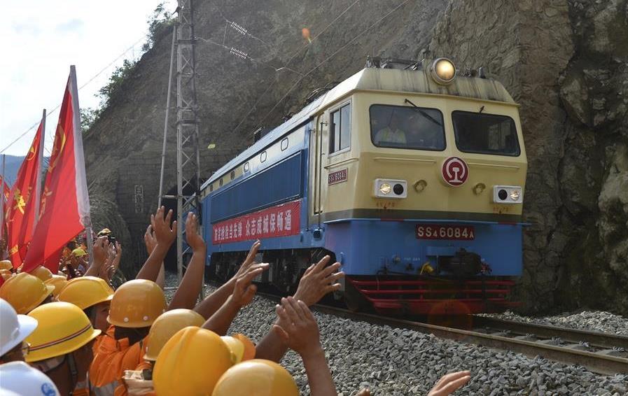 China railway line resumes service after 16-day disruption