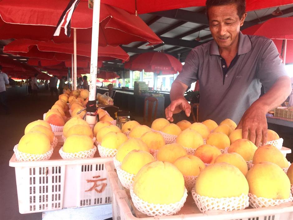 Famed peaches back on the market